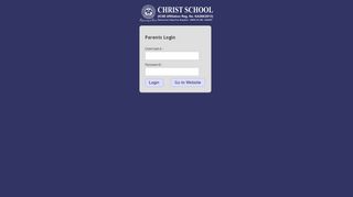 
                            1. Parents Login - Christ School