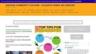 
                            3. Parents' Page — Kishoge Community College - Coláiste Pobail na ...
