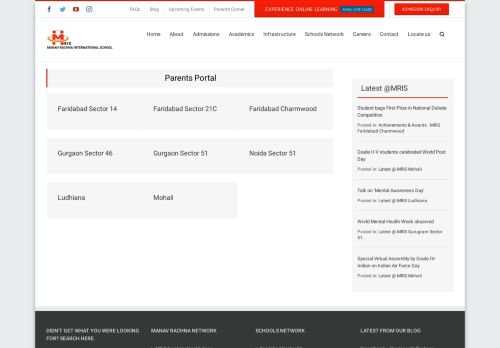 
                            6. Parents Portal – MRIS