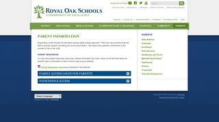 
                            9. Parents - Royal Oak Schools