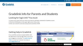 
                            3. Parent/Student Login | Gradelink