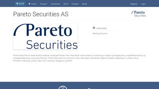 
                            13. Pareto Securities AS | Næringslivsutvalget BI Oslo