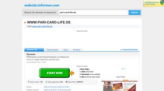 
                            7. pari-card-life.de at WI. Startseite - Website Informer