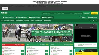 
                            4. Paris turf sur Unibet.fr : Courses, résultats et rapports disponibles.