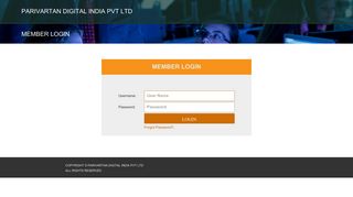 
                            12. PARIVARTAN DIGITAL INDIA PVT LTD :: Sign In (default)