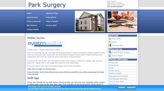 
                            11. Park Surgery - Online Access