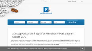 
                            13. Parken Flughafen München // parkplatzboerse.de