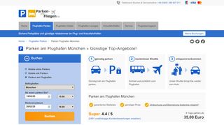 
                            11. Parken Flughafen München zum Top-Preis - Parken und Fliegen