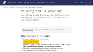 
                            11. Parkering med CPH Advantage - Københavns Lufthavn