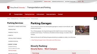 
                            12. Parking Garages | Transportation and Parking - Stony Brook University