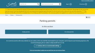 
                            11. Parking permits Southwark Council