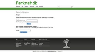 
                            8. Parknet.dk | Fibernet | Fiber | Internet | København | Selvbetjening
