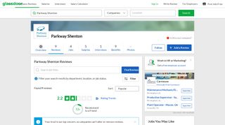 
                            8. Parkway Shenton Reviews | Glassdoor