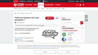 
                            7. Parler sur tchatche.com sans inscription ? - Comment Ça Marche