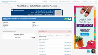 
                            9. Parrot AR.Drone Default Router Login and Password - Clean CSS