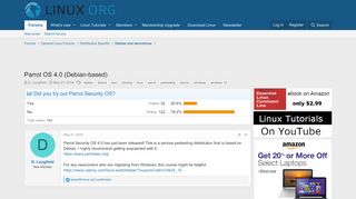 
                            12. Parrot OS 4.0 (Debian-based) | Linux.org
