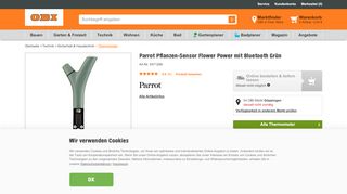
                            6. Parrot Pflanzen-Sensor Flower Power mit Bluetooth Grün kaufen bei OBI