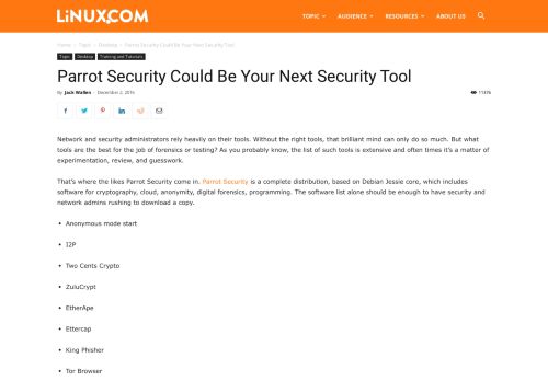 
                            13. Parrot Security Could Be Your Next Security Tool | Linux.com | The ...