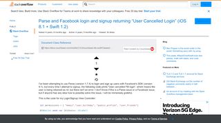 
                            4. Parse and Facebook login and signup returning 