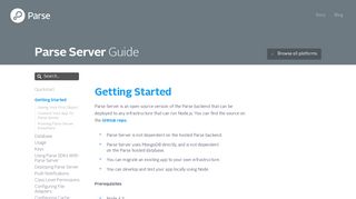 
                            7. Parse Server Guide | Parse