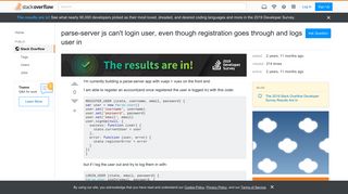 
                            4. parse-server js can't login user, even though registration goes ...