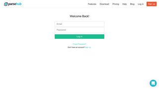 
                            4. ParseHub Login