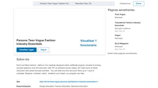 
                            4. Parsons Teen Vogue Fashion Industry Essentials | LinkedIn