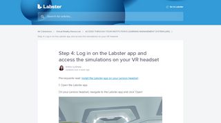 
                            13. Part 2: How to login on the Labster app | Labster Help Center