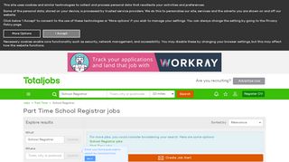 
                            13. Part Time School Registrar Jobs, Careers & Recruitment. - Totaljobs