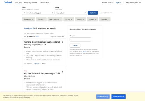 
                            11. Part Time Technical Support Jobs in County Dublin - February 2019 ...