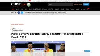 
                            11. Partai Berkarya Besutan Tommy Soeharto, Pendatang Baru di Pemilu ...