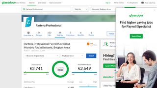 
                            13. Partena Professional Payroll Specialist Salaries in Brussels, Belgium ...
