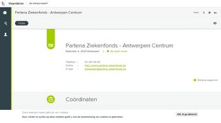 
                            8. Partena Ziekenfonds - Antwerpen Centrum | De sociale kaart