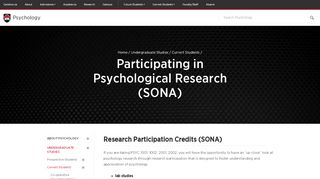 
                            11. Participating in Psychological Research (SONA) - Psychology