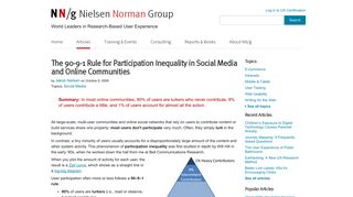 
                            4. Participation Inequality: The 90-9-1 Rule for Social Features