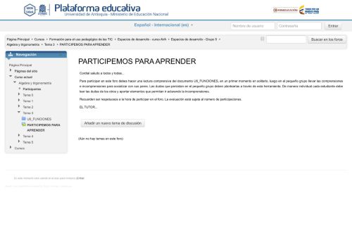 
                            9. PARTICIPEMOS PARA APRENDER - Ude