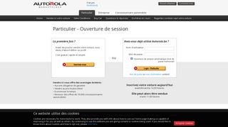 
                            2. Particulier : Ouvrir une session d'enchères automobiles Autorola.be