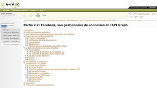 
                            10. Partie 2.2: Facebook, son gestionnaire de connexion et l'API Graph ...