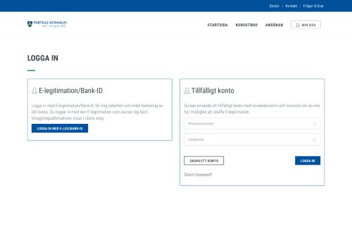 
                            9. Partille Kulturskola - Logga in