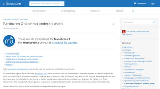 
                            4. Partituren Online mit anderen teilen | MuseScore