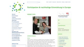 
                            11. Partizipation: Wiener Tafel