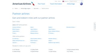 
                            7. Partner airlines – AAdvantage program – American Airlines