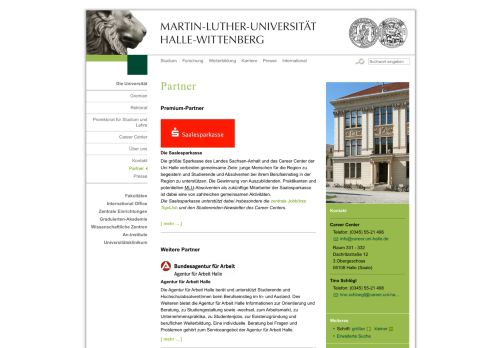 
                            12. Partner - Career Center - Martin-Luther-Universität Halle-Wittenberg