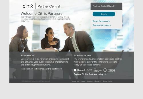 
                            1. Partner Central - Citrix