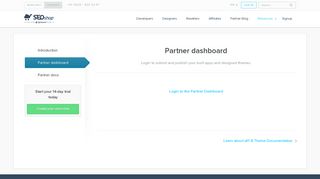 
                            3. Partner dashboard - SEOshop