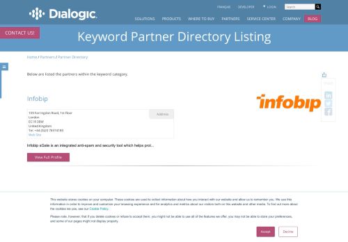 
                            9. Partner Directory Listing by Keyword - sgate - Dialogic