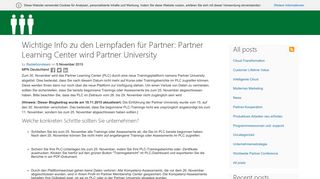 
                            7. Partner Learning Center wird Partner University - News - Microsoft