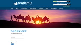 
                            12. Partner Login - Academic Travel Abroad