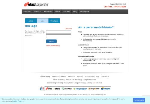
                            7. Partner Login - eFax Corporate: Log into My Account | Internet Fax ...