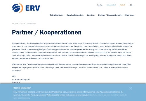 
                            8. Partner-Login - Erv.ch